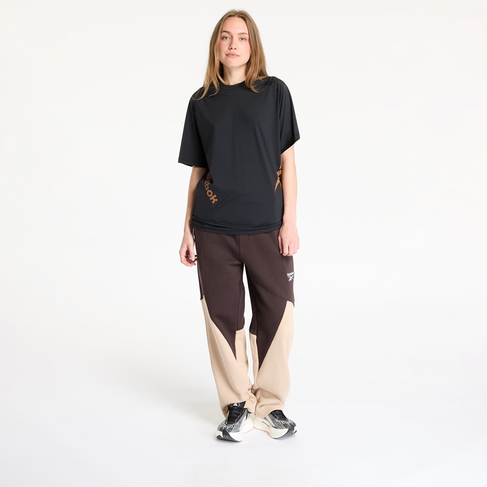 Jogger-housut Reebok Wide Leg Ft Unearthed Pants UNISEX Brown/ Tan