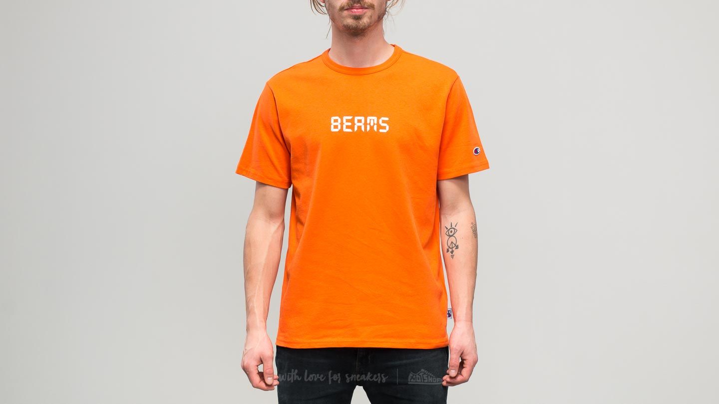 T-shirts Champion x Beams Crewneck T-Shirt Orange