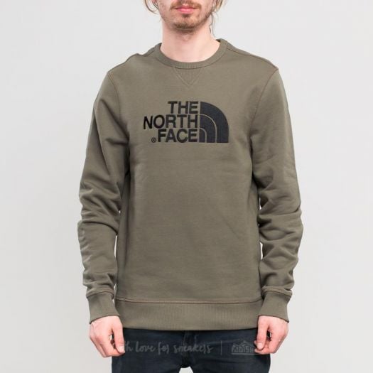 The north face drew peak crew sweatshirt hot sale