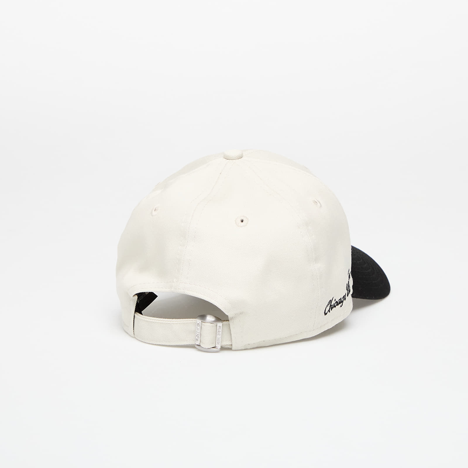 Caps New Era Chicago White Sox 9FORTY Side Script Adjustable Cap Ivory/ Black