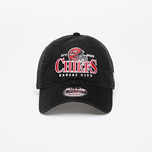 New Era Kansas City Chiefs Helmet 9TWENTY Adjustable Cap Black