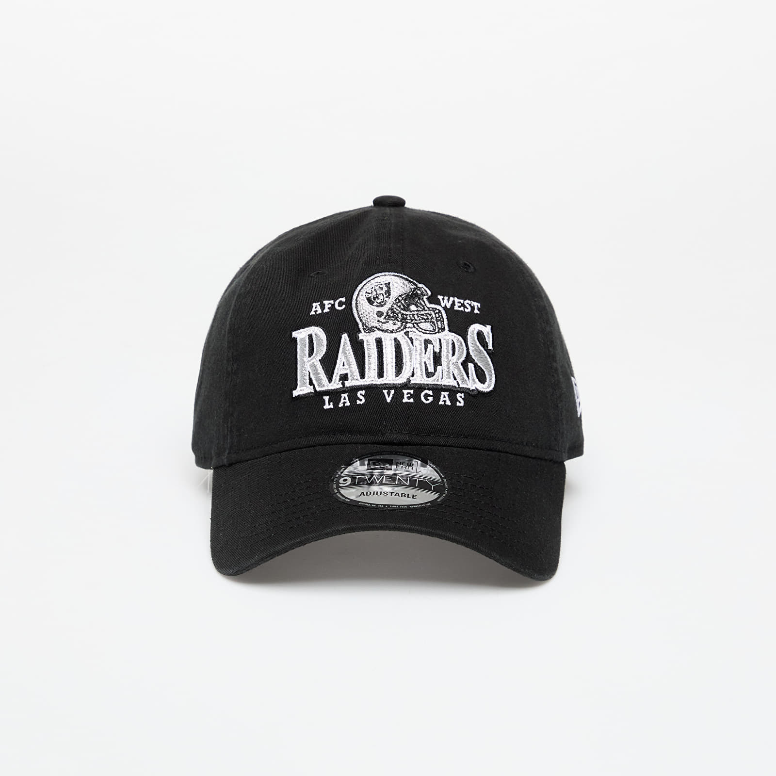 Capac New Era Las Vegas Raiders Helmet 9TWENTY Adjustable Cap Black Universal