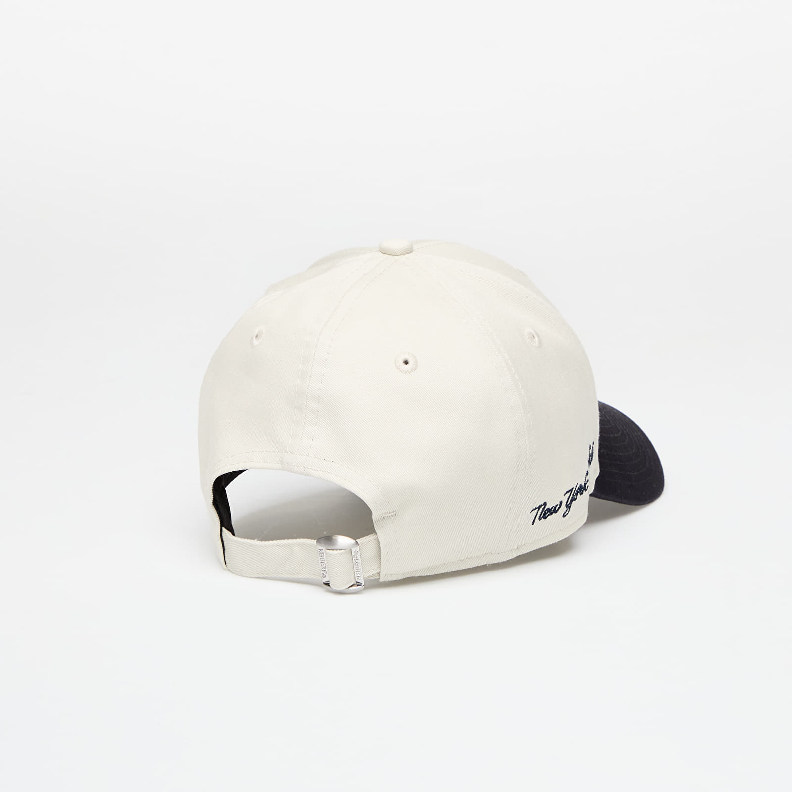 Caps New Era New York Yankees 9FORTY Side Script Adjustable Cap Ivory/ Navy