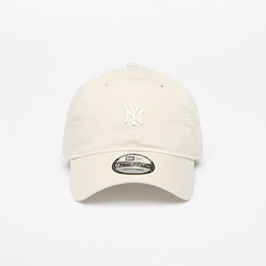 New Era New York Yankees Mini Logo Washed 9TWENTY Adjustable Cap Stone