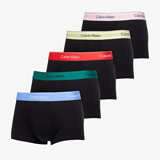 Calvin Klein Icon Cotton Stretch Low Rise Trunk 5-Pack Black