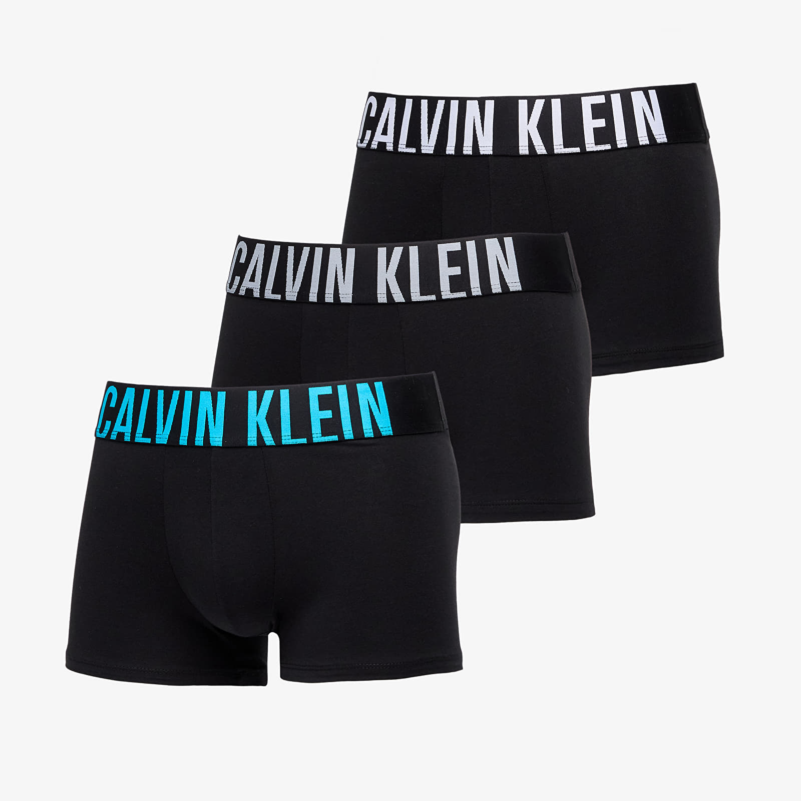 Bokserishortsit Calvin Klein Intense Power Cotton Stretch Trunk 3-Pack Black