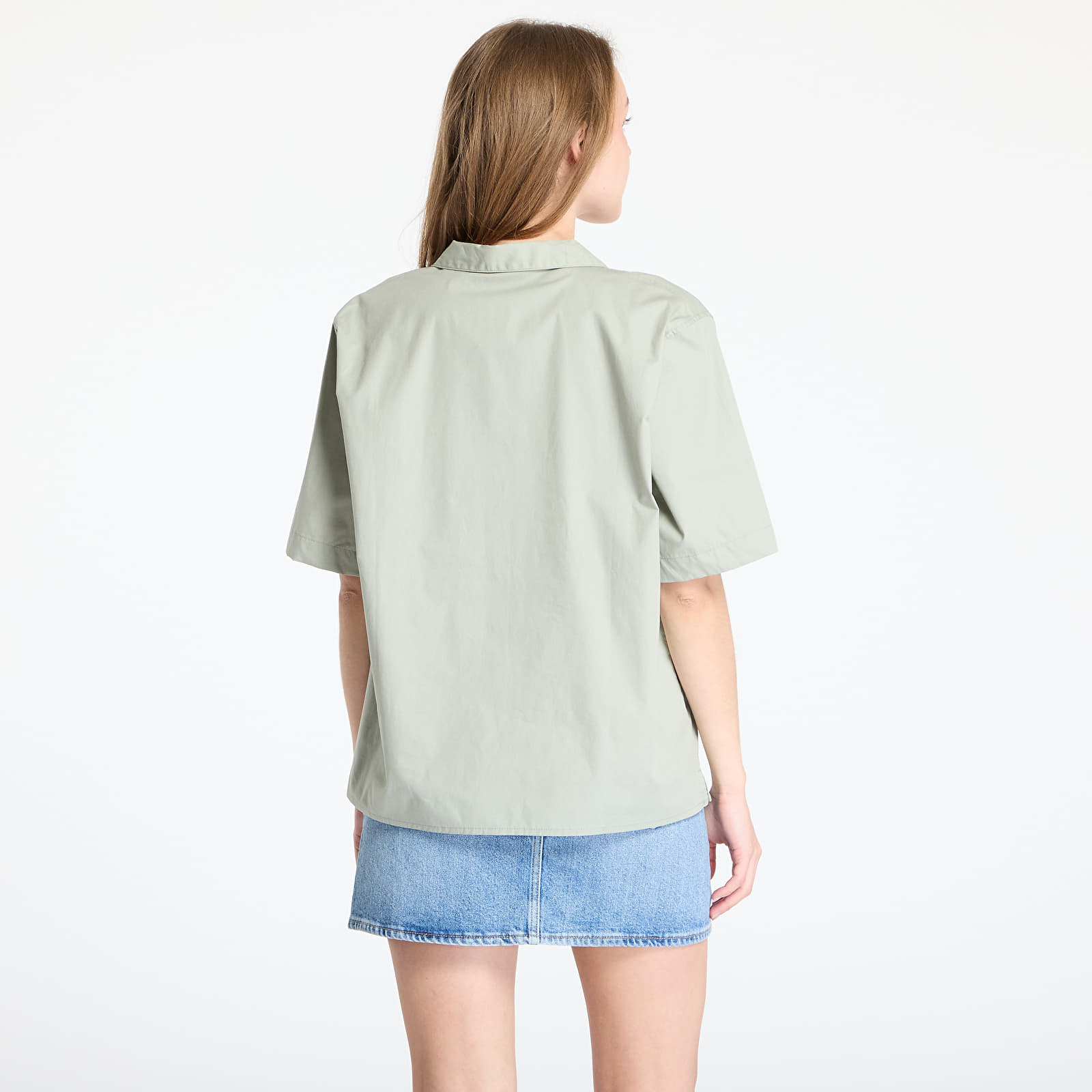 Women's shirts New Era Revere Shirt Green