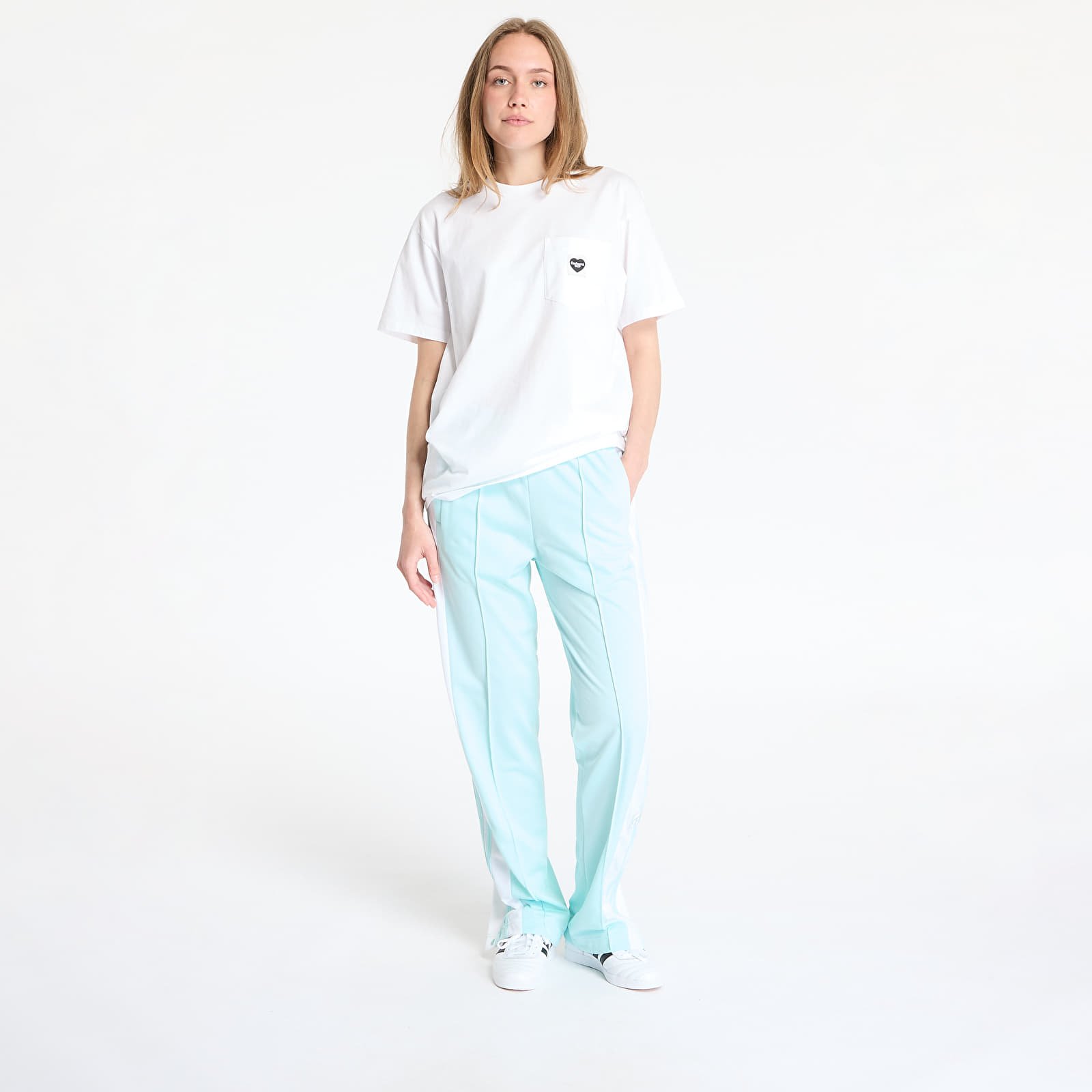Pantalones de mujer adidas Adibreak Pant Semi Flash Aqua