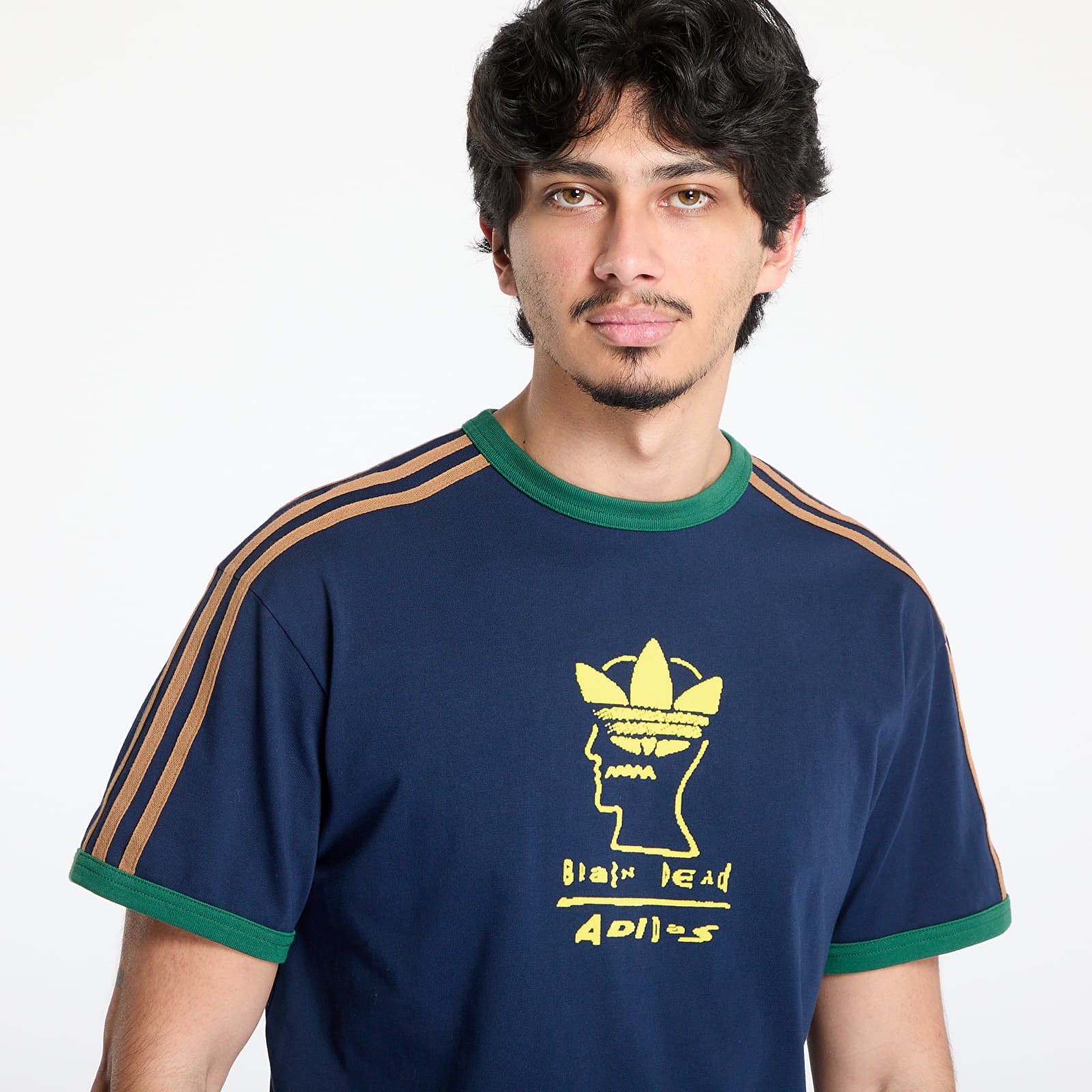 T-shirts adidas x Brain Dead Tee Blue/ Collegiate Navy