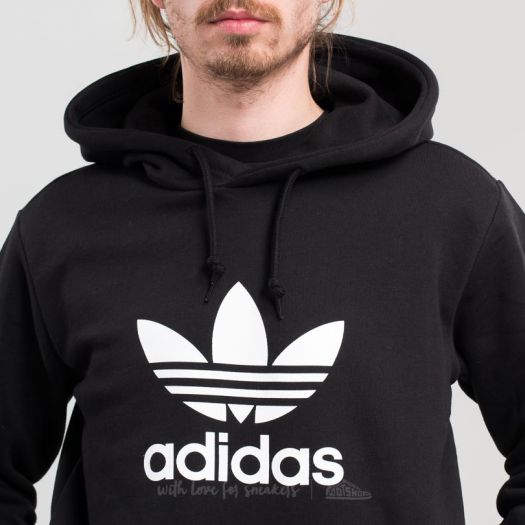 Hoodies and sweatshirts adidas Trefoil Warm Up Hoodie Black Footshop