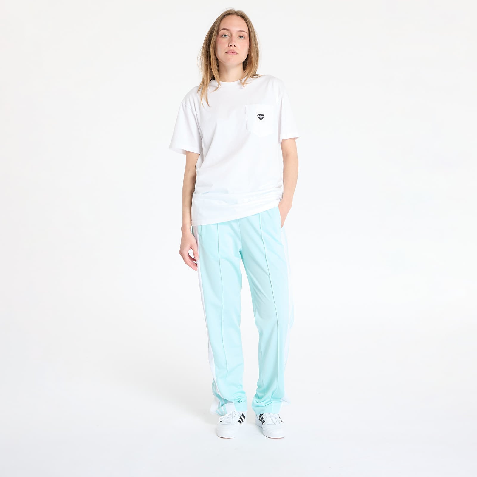 Férfi pólok Carhartt WIP S/S Pocket Heart T-Shirt White/ Black