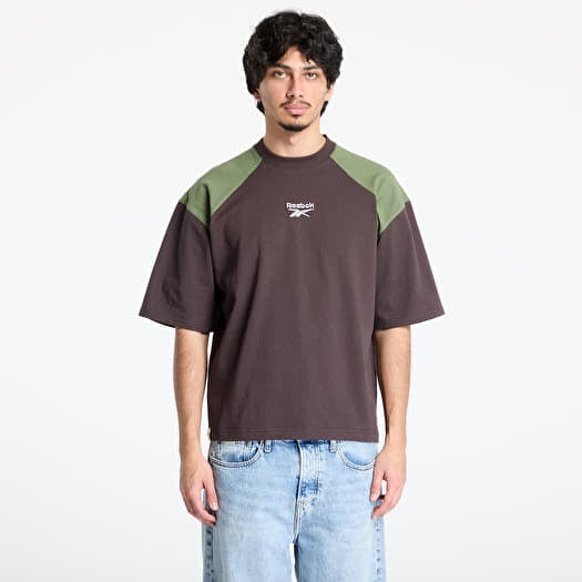 T-krekls Reebok Cotton Shortsleeve T-Shirt UNISEX Unearthed Brown/ Breakaway Green