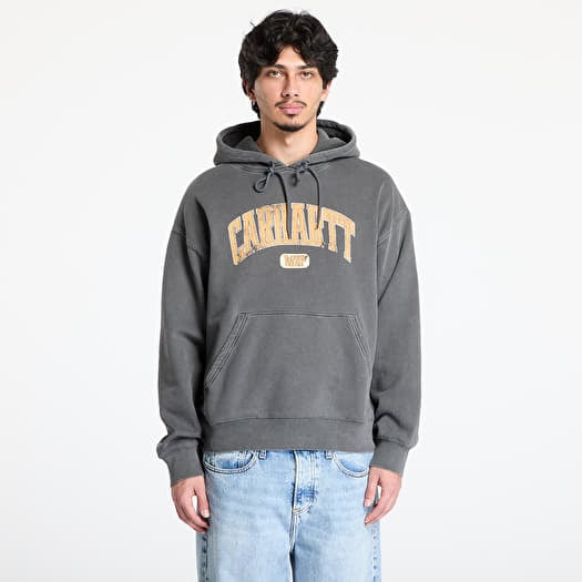 Carhartt WIP Hooded Library Sweat UNISEX Black Garment Dyed