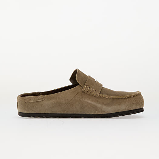 BIRKENSTOCK Naples Wrapped 40 トープ Naples Wrapped Suede Leather in Color Taupe | BIRKENSTOCK US