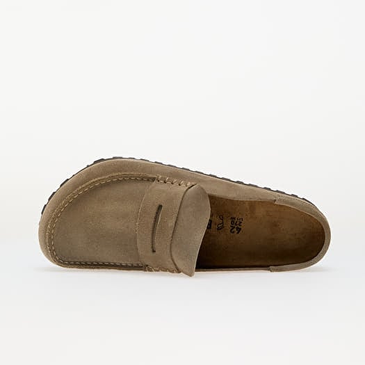Buty męskie Birkenstock Naples Wrapped Suede Leather Taupe
