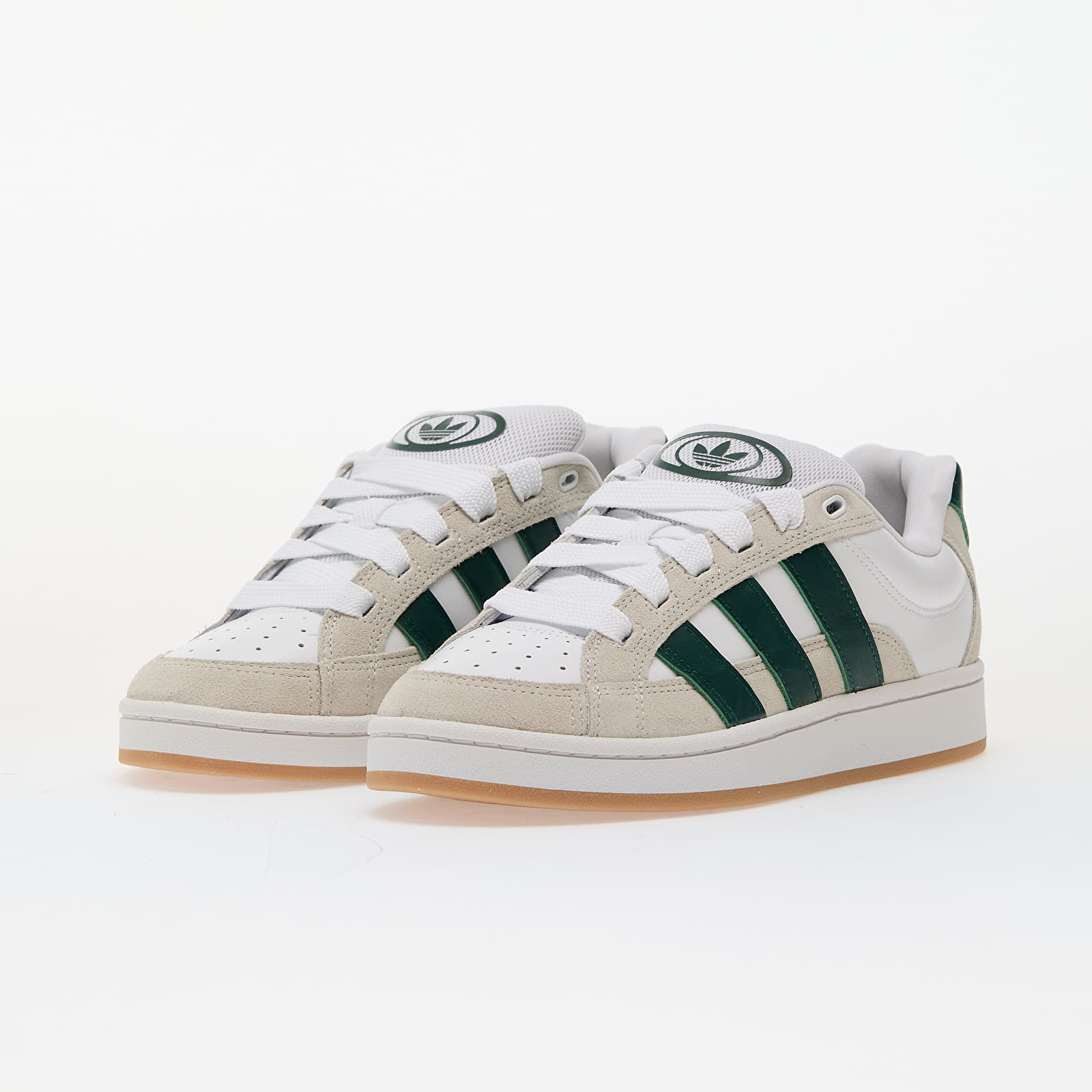Sapatos de homem adidas Campus 00s Beta Ftw White/ Collegiate Green/ Orbit Grey