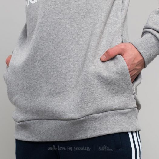 Grey adidas trefoil sweatshirt sale
