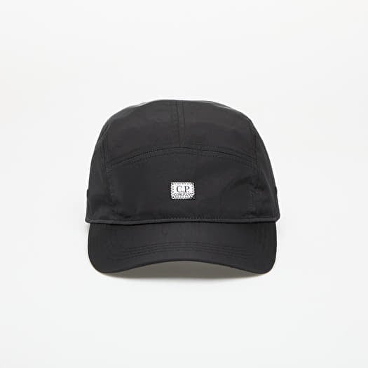C.P. Company Chrome-R Panelled Cap Black