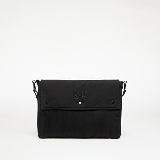 Veske C.P. Company Herringbone Logo Bag Black