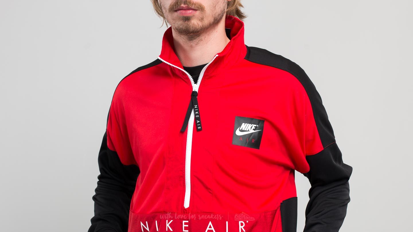 Jakker Nike Sporstwear Top Air Longsleeve Half-Zip Top University Red/ Black/ White