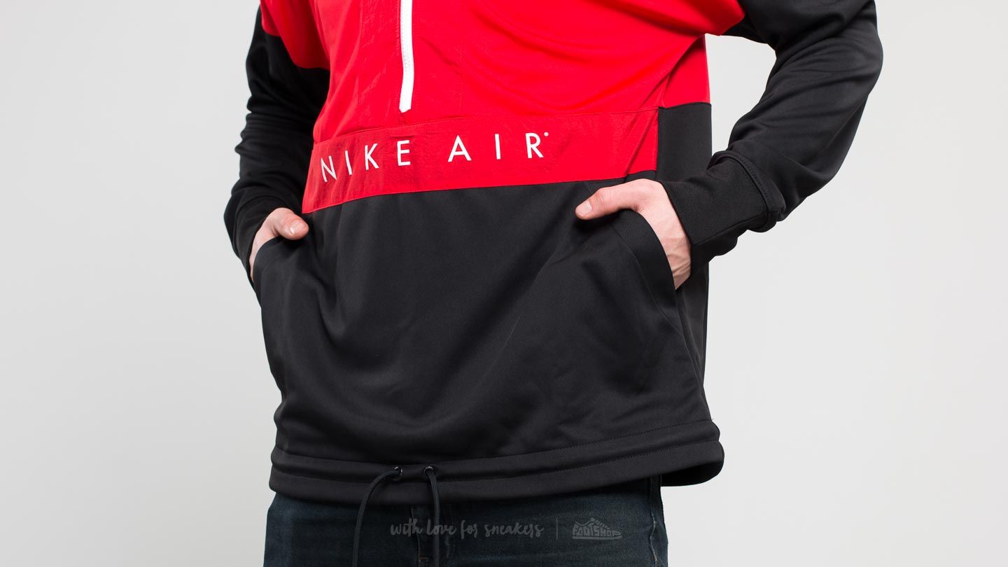Jakker Nike Sporstwear Top Air Longsleeve Half-Zip Top University Red/ Black/ White