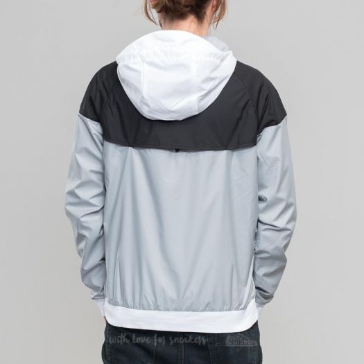 white and grey nike jacket