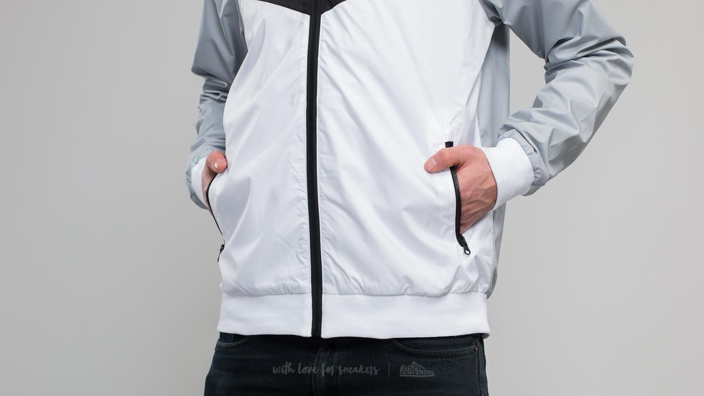 Jackets Nike Windrunner White Black Grey Footshop