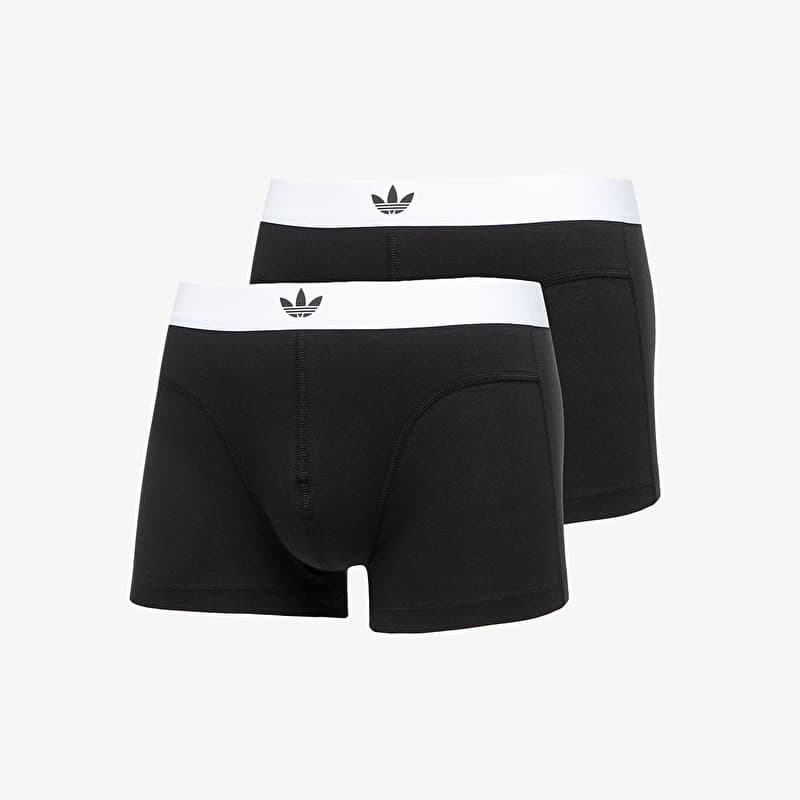 Caleçons adidas Comfort Flex Cotton - Body Lines Trunk 2-Pack Black