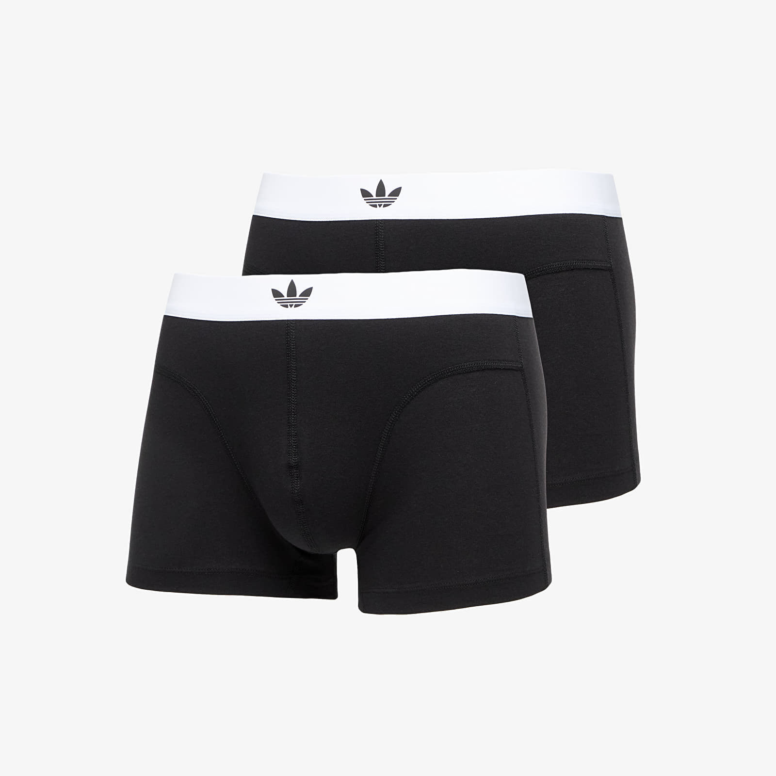 Bokserishortsit adidas Comfort Flex Cotton - Body Lines Trunk 2-Pack Black