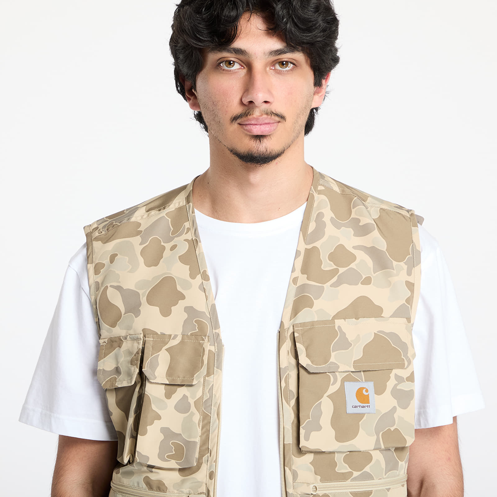 Westen Carhartt WIP Irwin Vest UNISEX Camo Duck/ Desert