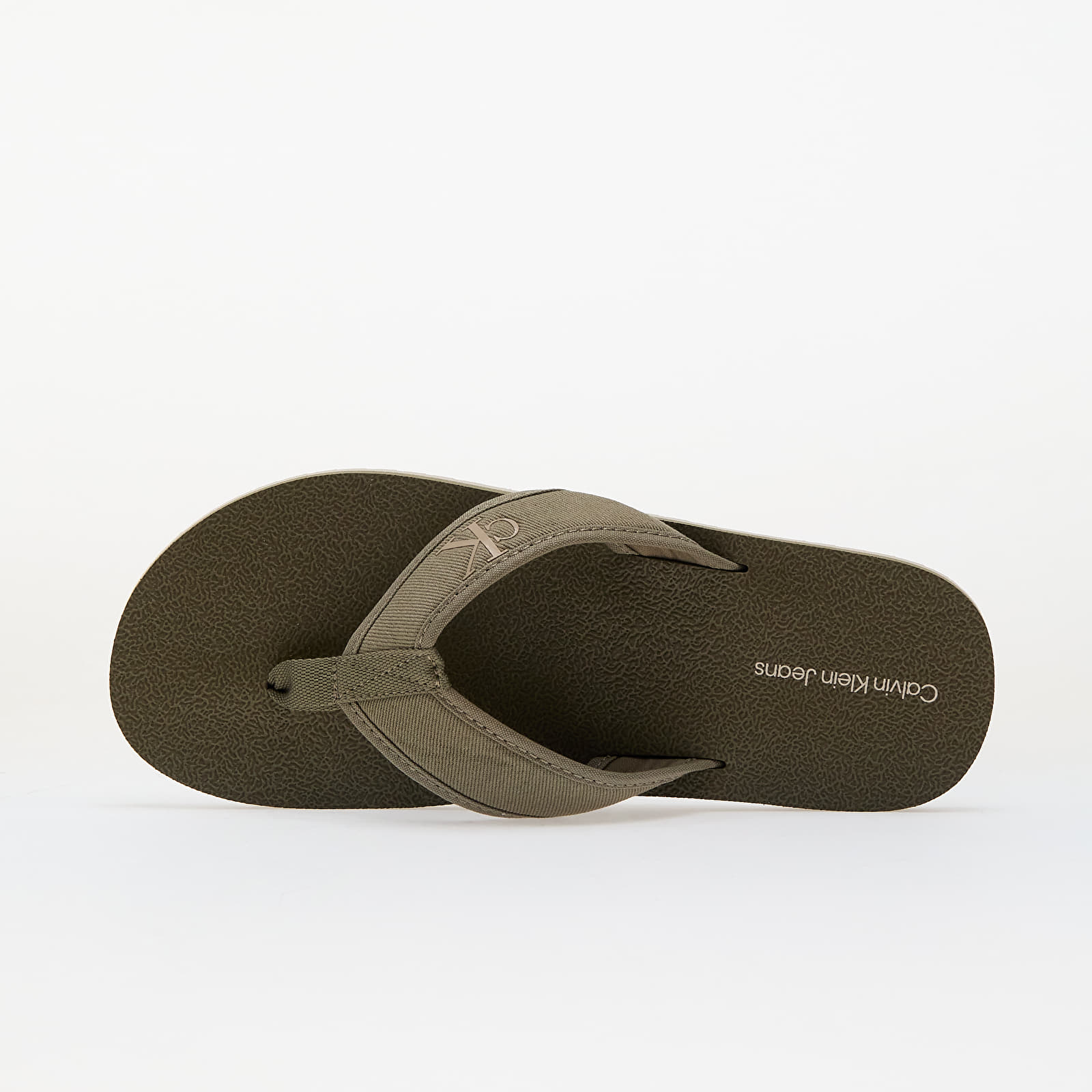 Pánske tenisky a topánky Calvin Klein Jeans Thong+ Cv Green