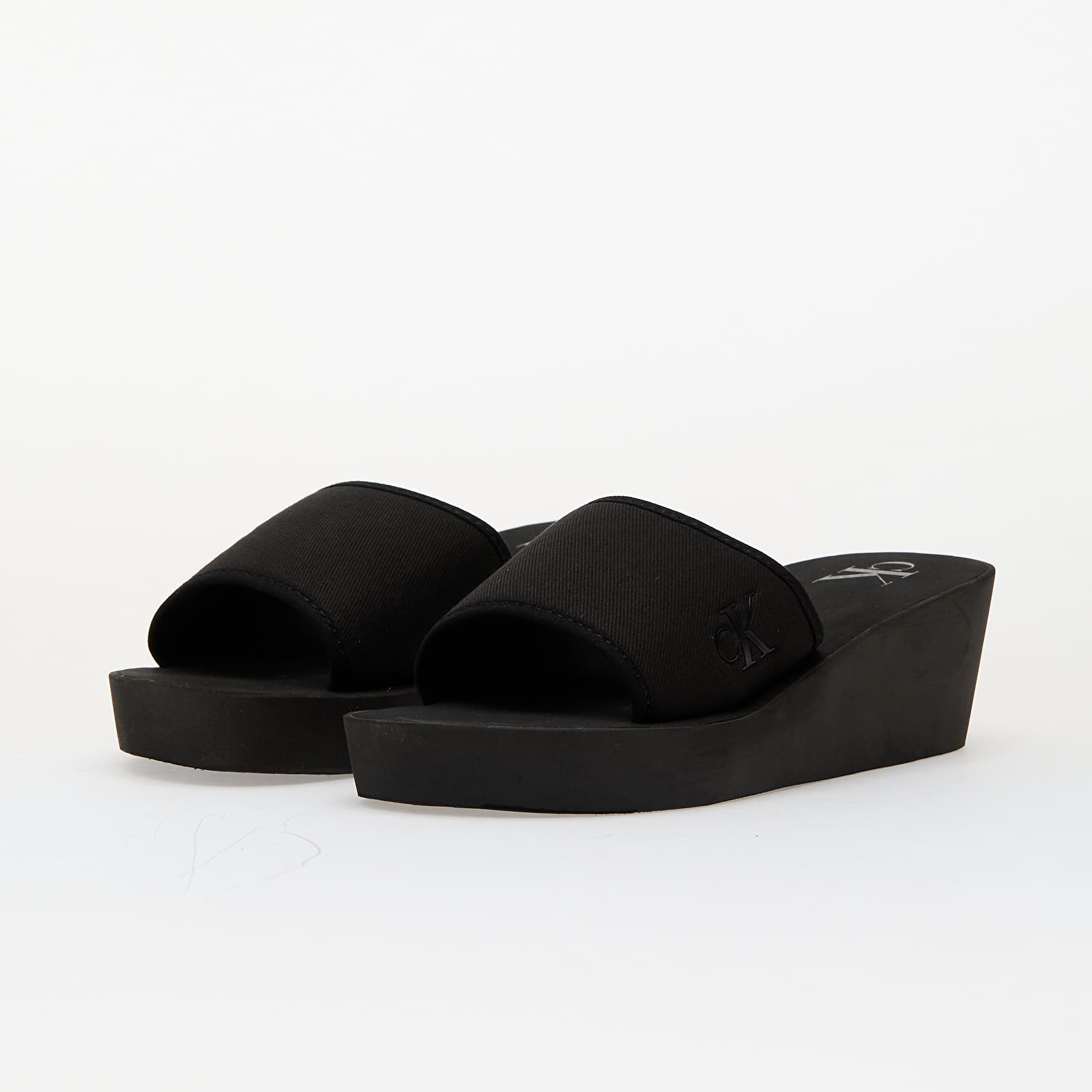 Women's shoes Calvin Klein Jeans Beach Wedge Slide Ca Black