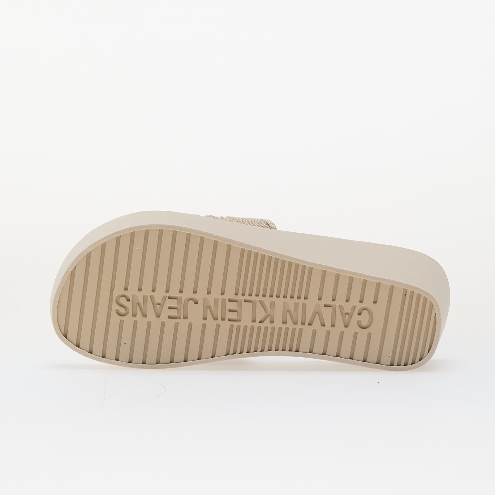 Naisten kengät Calvin Klein Jeans Beach Wedge Slide Ca Beige