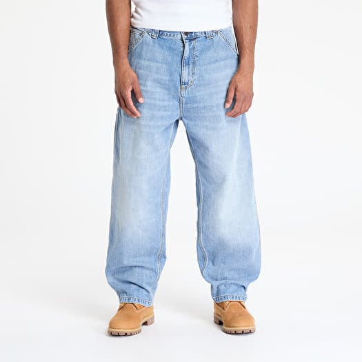 Traperice Carhartt WIP OG Single Knee Pant Blue Burst Washed