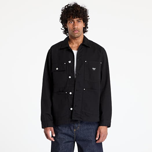 Carhartt WIP Drewe Chore Coat UNISEX Black Rinsed