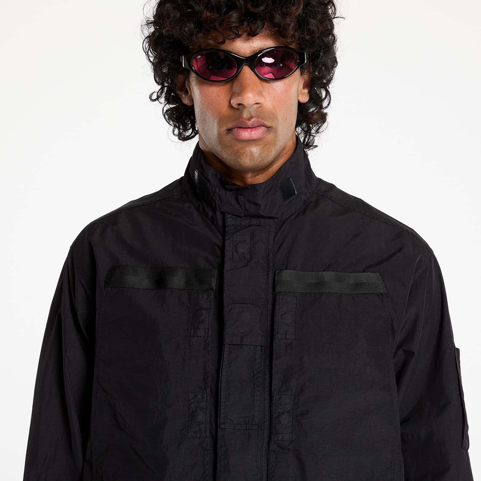 Overshirt C.P. Company Flatt Nylon Lens Overshirt Black