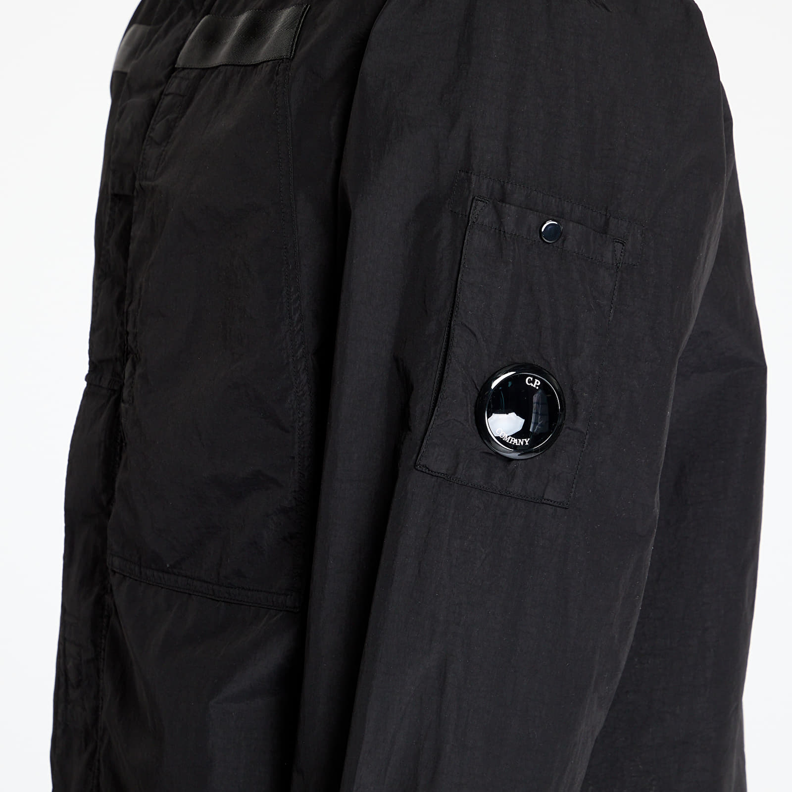Overshirt C.P. Company Flatt Nylon Lens Overshirt Black