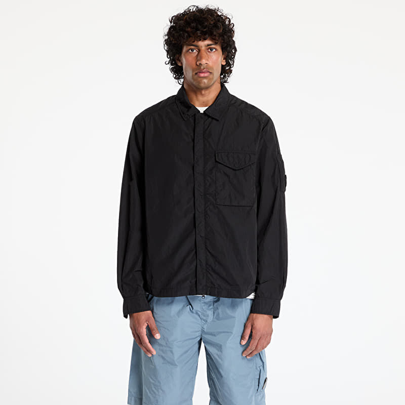 C.P. Company Chrome-R Full Zip Overshirt Black