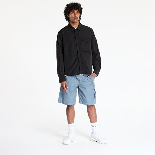 C.P. Company Chrome-R Full Zip Overshirt Black | Footshop