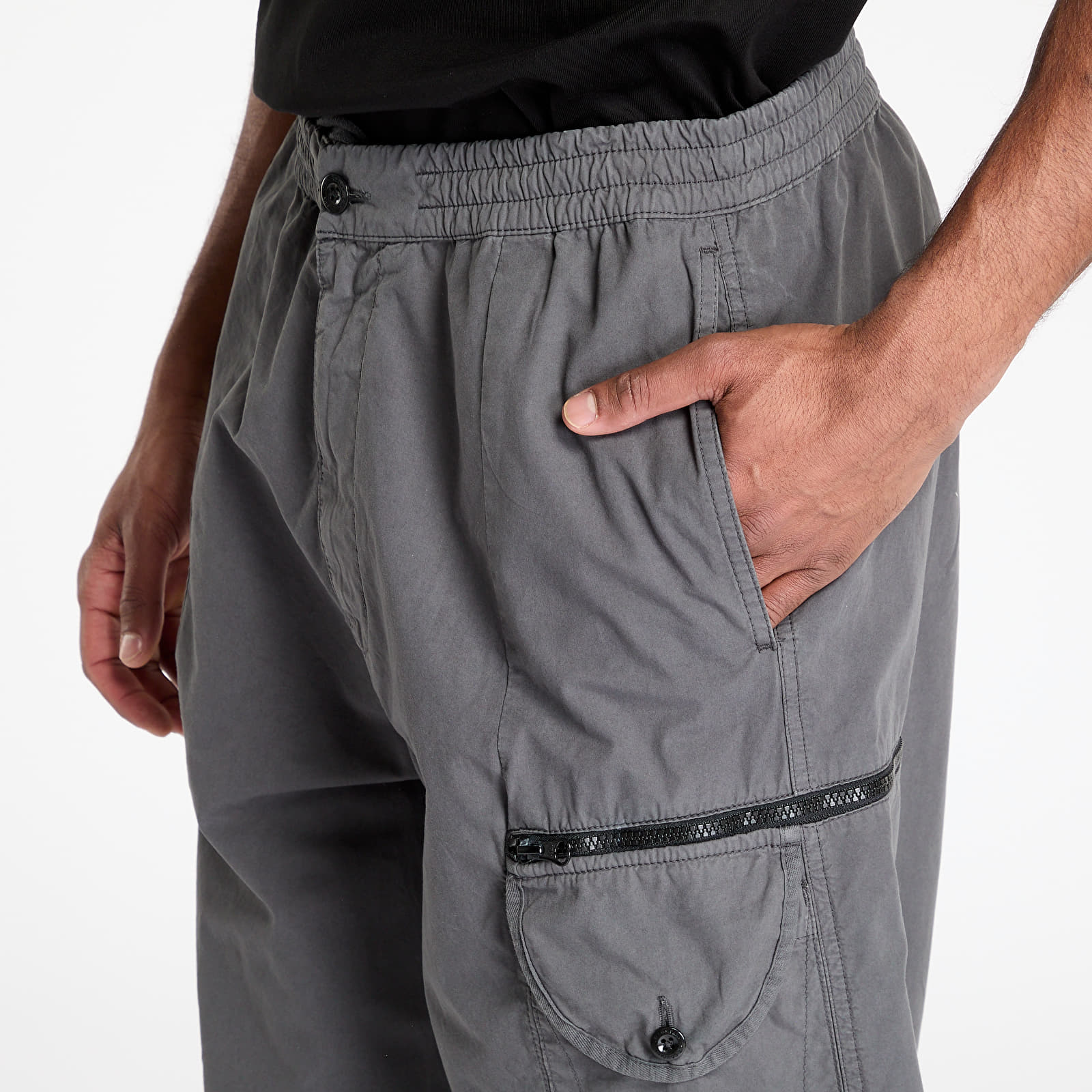 Pants C.P. Company Microreps Boxy Cargo Lens Pants Smoked Pearl