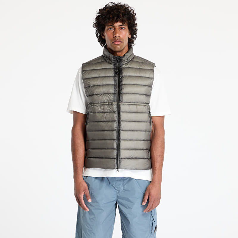 C.P. Company Dd Shell Lens Down Vest Smoked Pearl | Footshop
