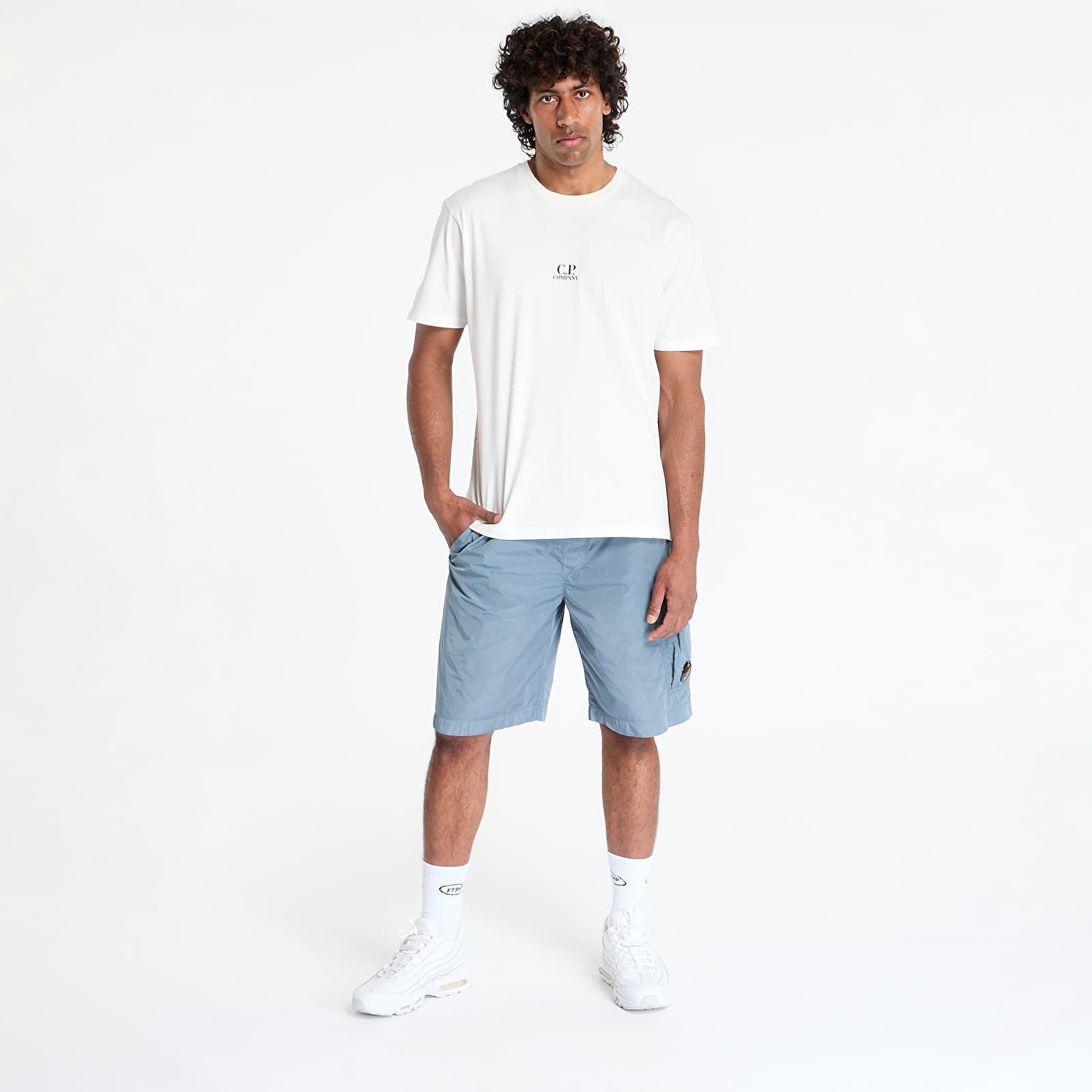 T-Shirts C.P. Company Graphic-Print T-Shirt Gauze White