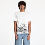 C.P. Company Graphic-Print T-Shirt Gauze White