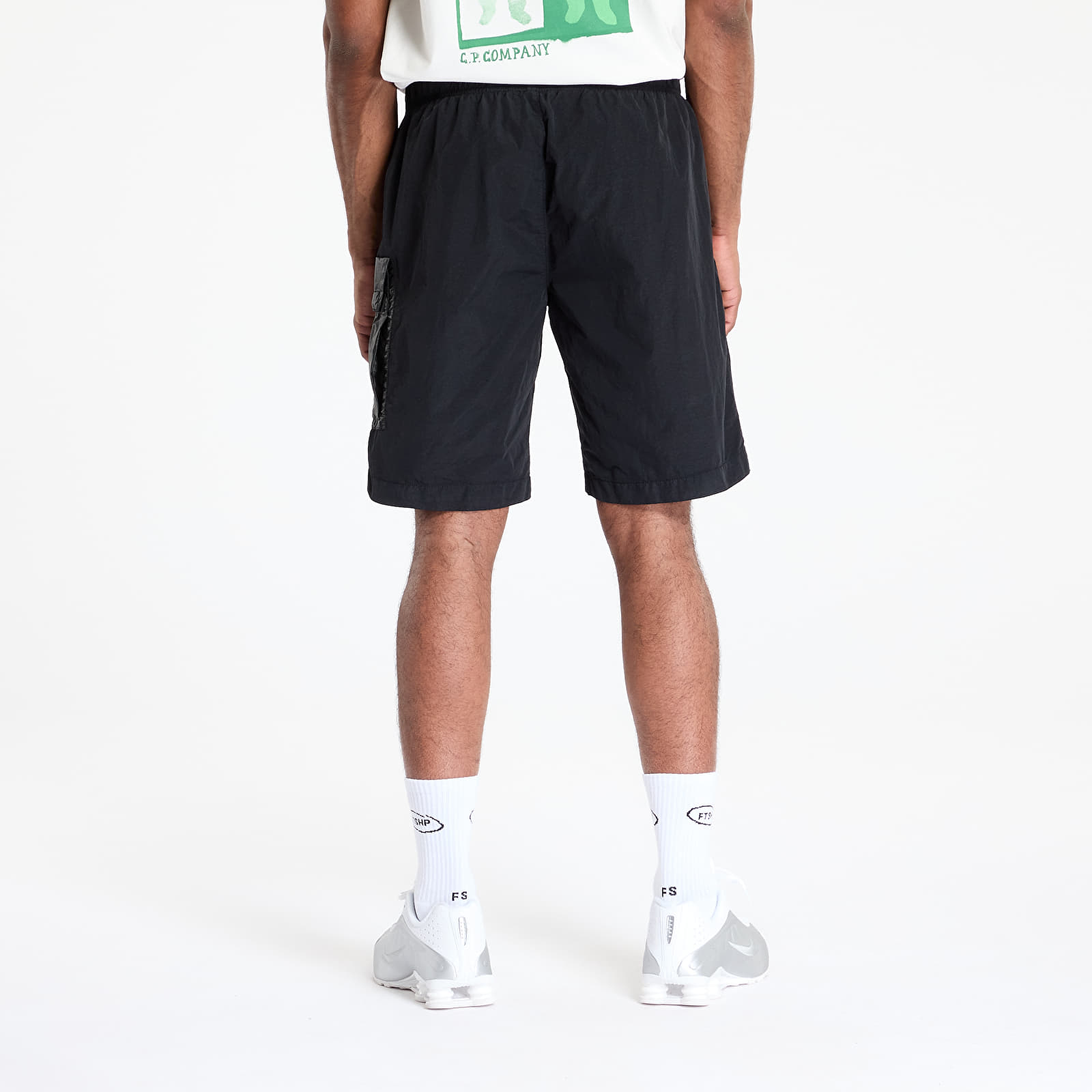 Stroje kąpielowe C.P. Company Lens-Detail Swim Shorts Black