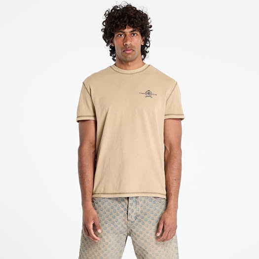 T-skjorte Tommy Jeans Regular Small Tonal Tee Beige