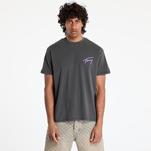 T-shirt Tommy Jeans Relaxed Faded Graphic Tee Black