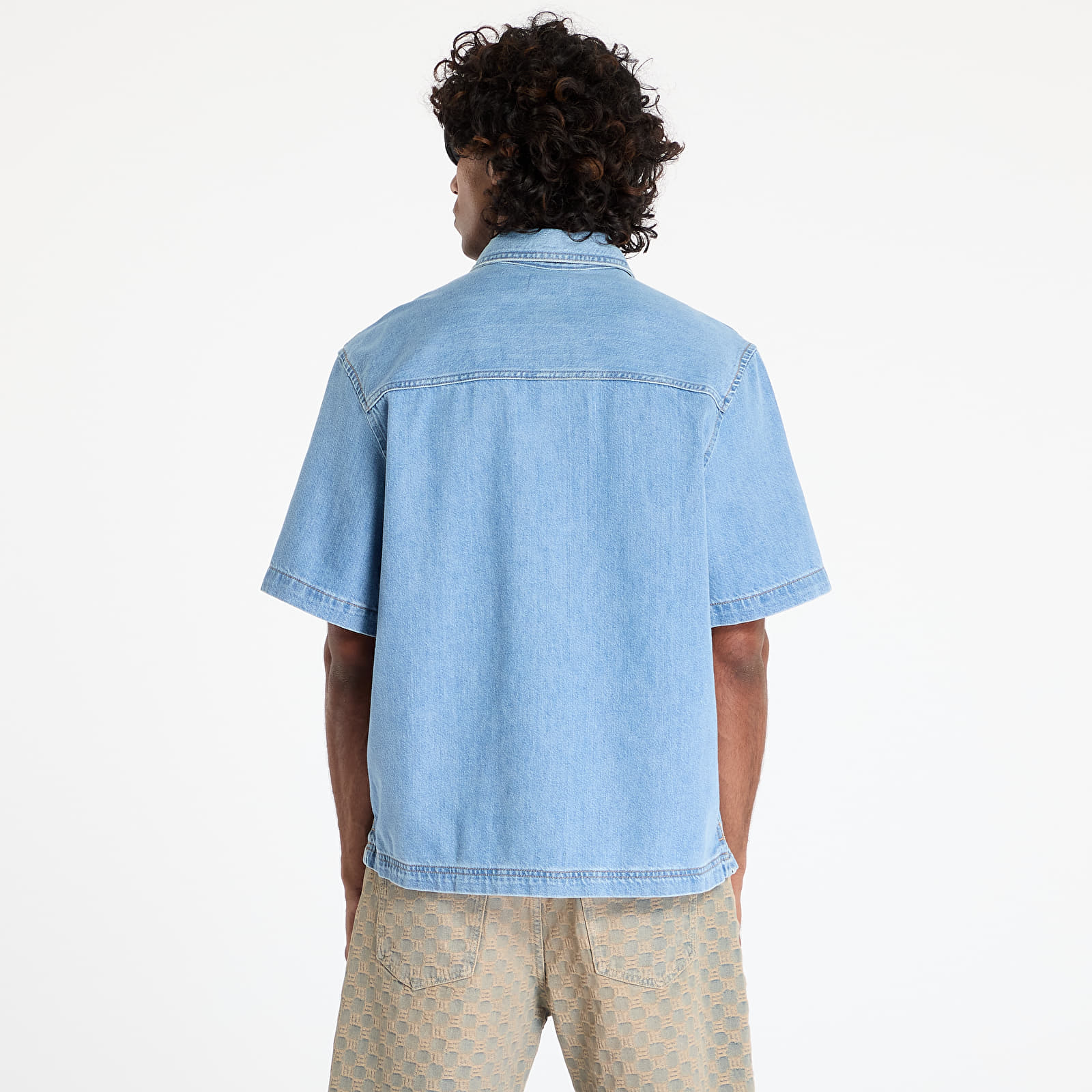 Paidat Calvin Klein Jeans Bowler Shirt Denim Light