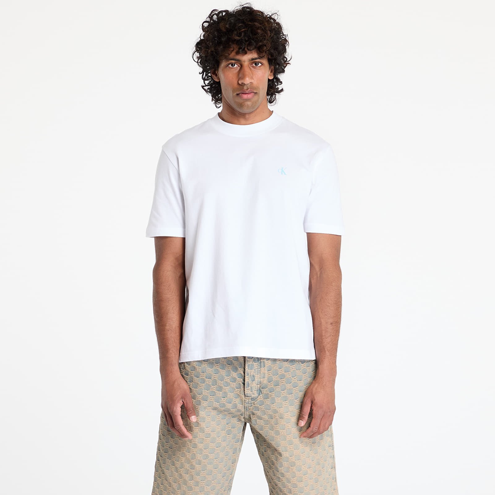 T-Shirts Calvin Klein Jeans Painted Calvin Klein Tee White