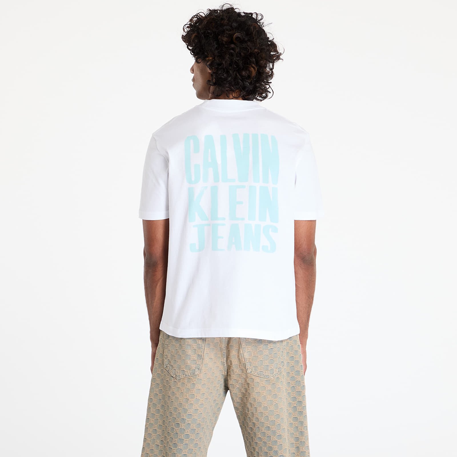 T-Shirts Calvin Klein Jeans Painted Calvin Klein Tee White