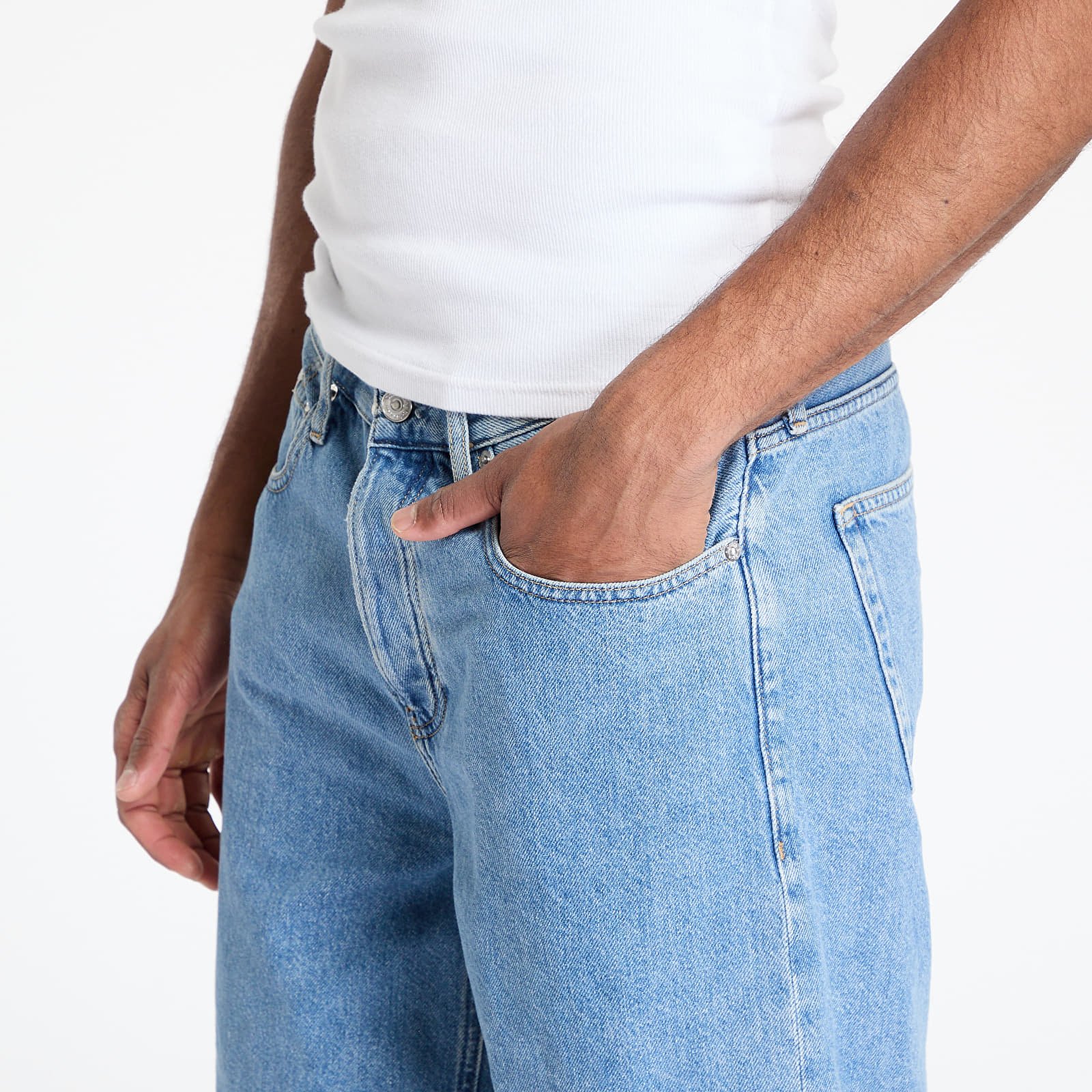 Kraťasy Calvin Klein Jeans Relaxed Denim Short Denim